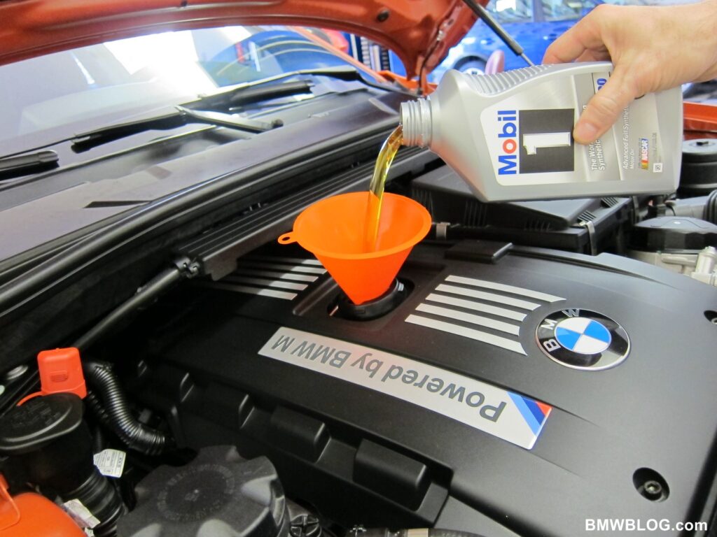 BMW oil Change